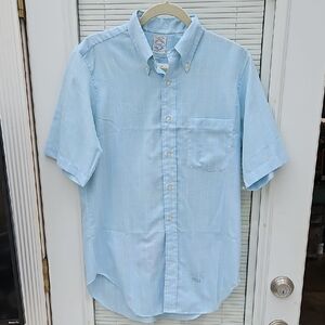 Arrow Blue Casual Button Down Shirt with Classic Fit